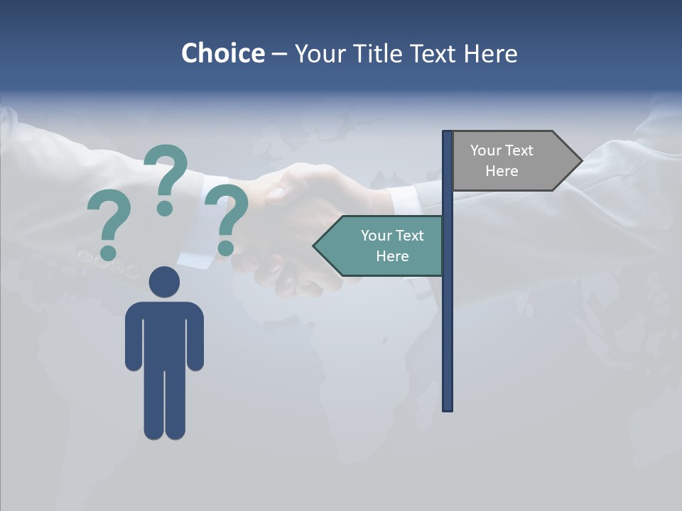 Hand Old Finger PowerPoint Template