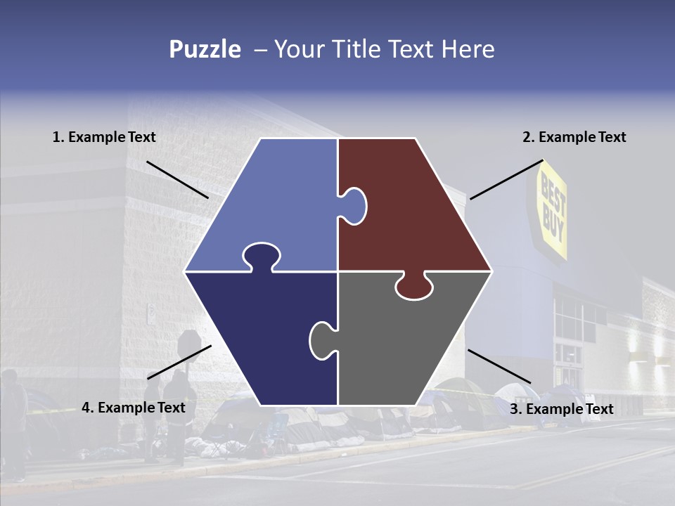 Helping Hand Young Grandmother PowerPoint Template