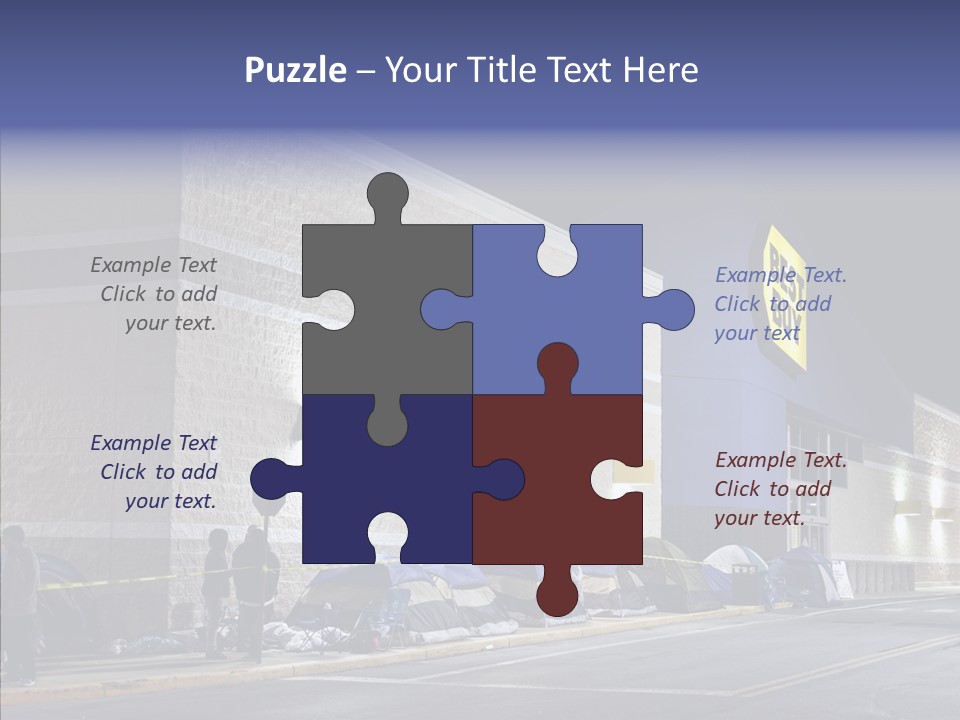 Helping Hand Young Grandmother PowerPoint Template