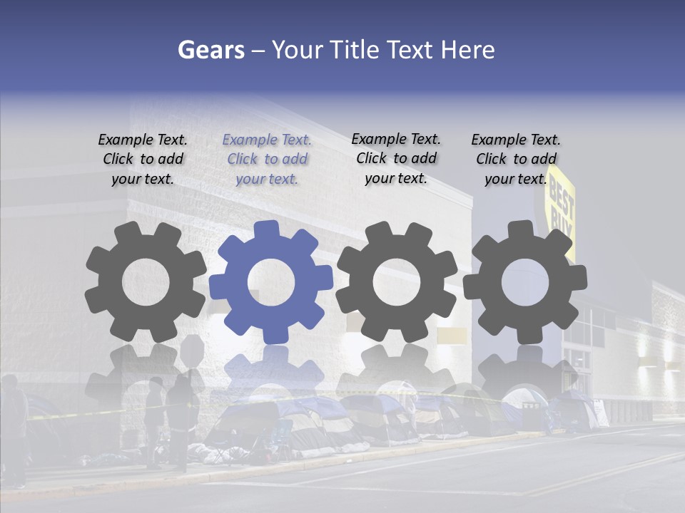 Helping Hand Young Grandmother PowerPoint Template