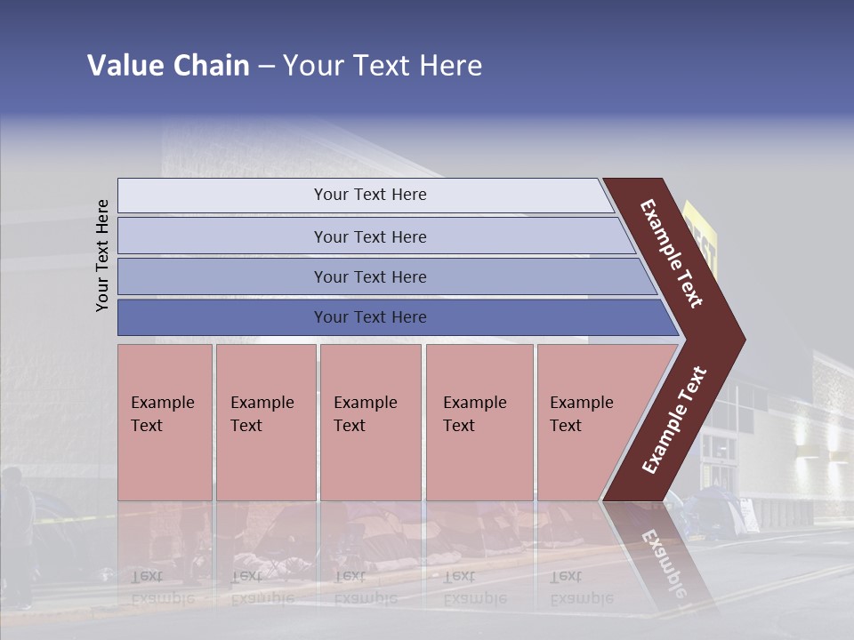 Helping Hand Young Grandmother PowerPoint Template