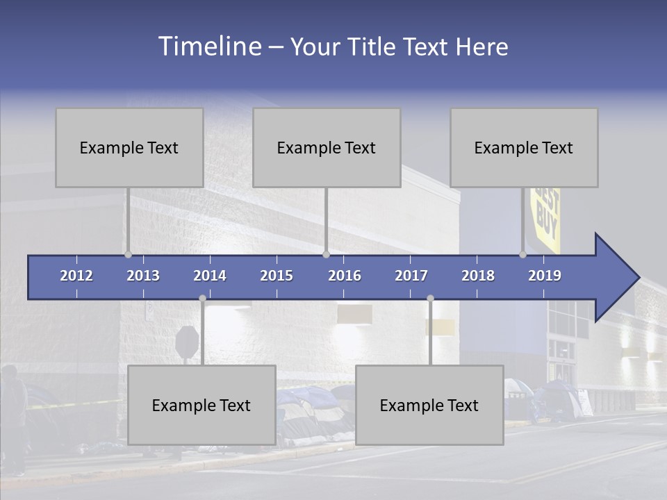 Helping Hand Young Grandmother PowerPoint Template