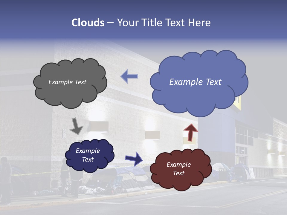 Helping Hand Young Grandmother PowerPoint Template