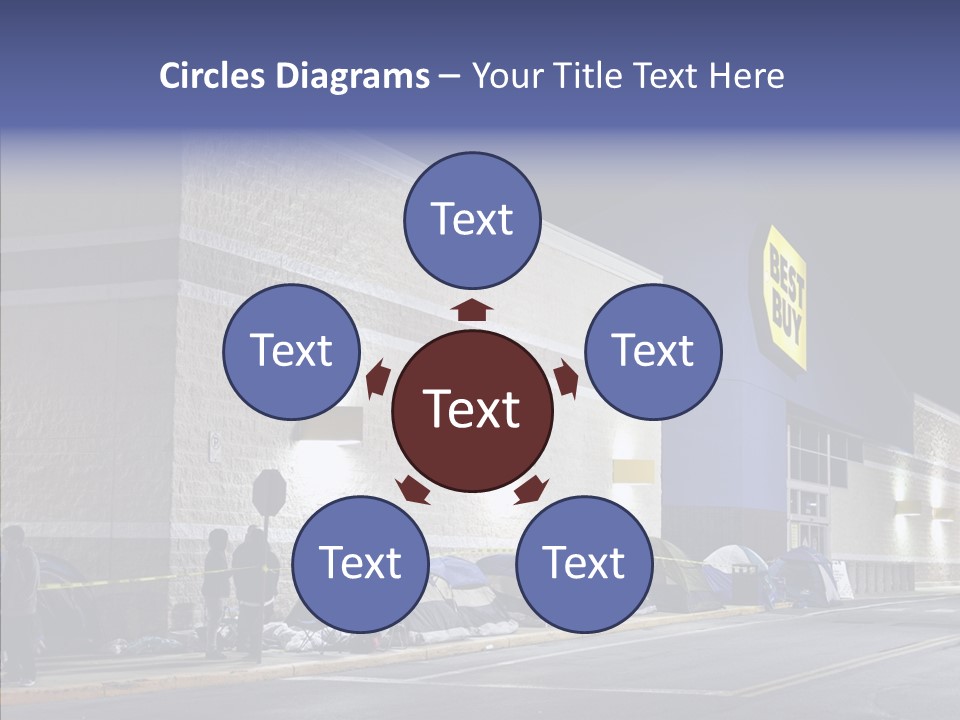 Helping Hand Young Grandmother PowerPoint Template