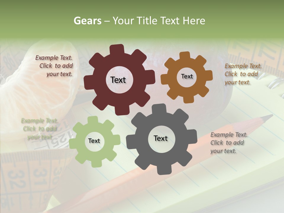 White Grandmother Hold PowerPoint Template