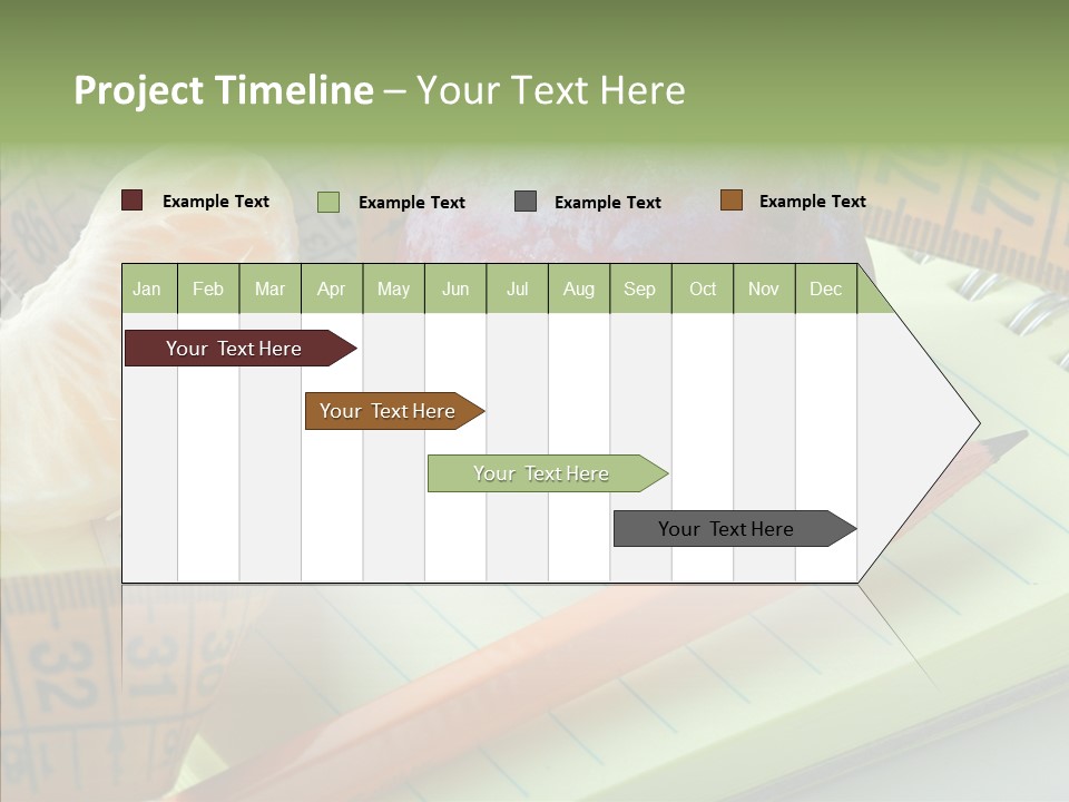 White Grandmother Hold PowerPoint Template