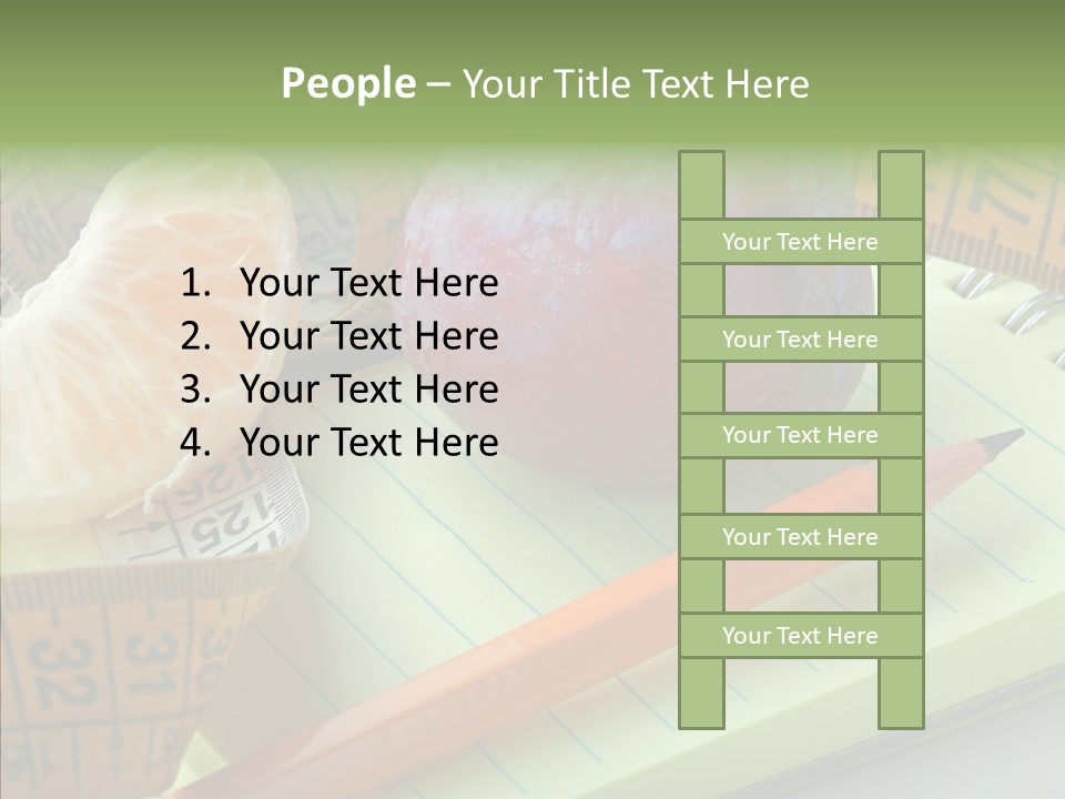 White Grandmother Hold PowerPoint Template