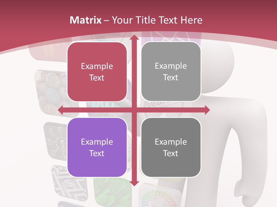 Helping Hand White White Background PowerPoint Template