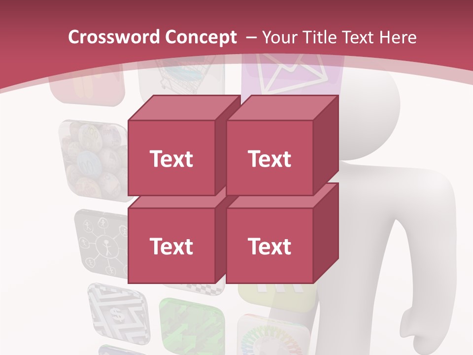 Helping Hand White White Background PowerPoint Template