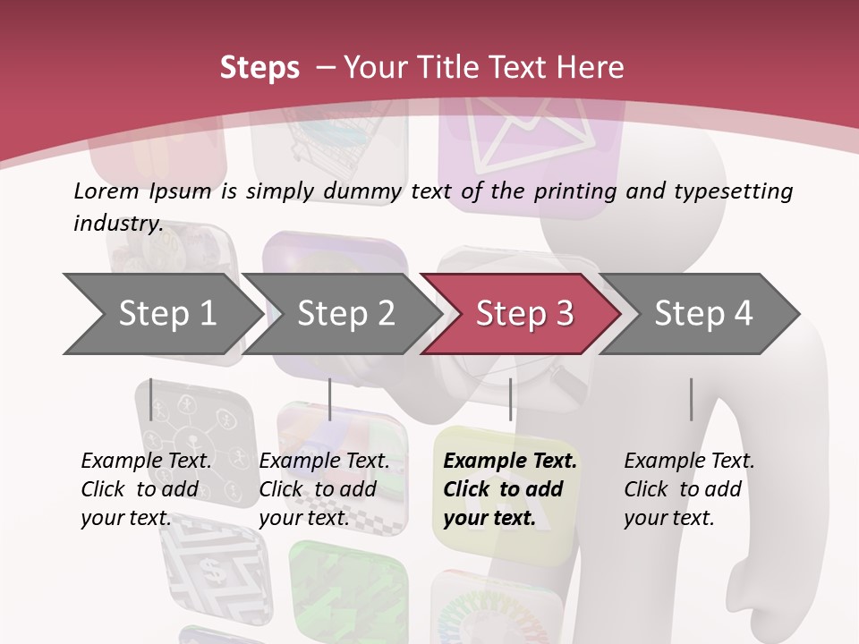 Helping Hand White White Background PowerPoint Template