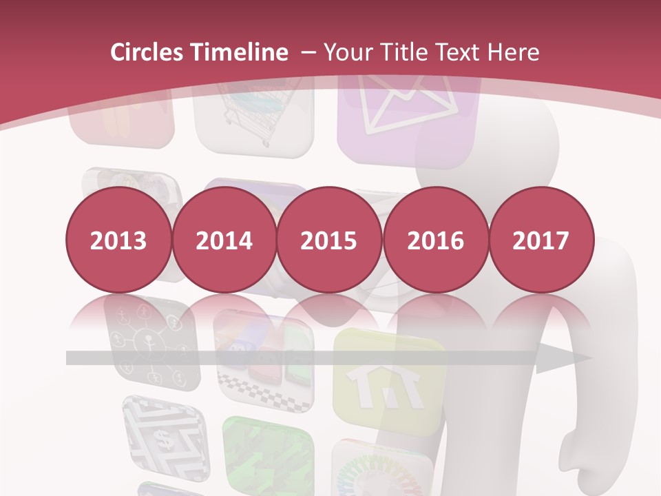 Helping Hand White White Background PowerPoint Template