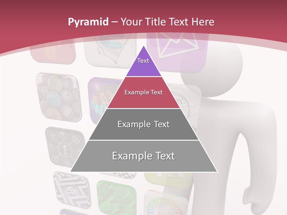 Helping Hand White White Background PowerPoint Template