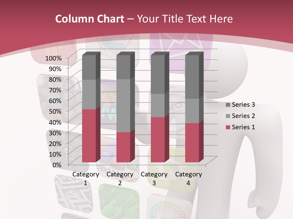 Helping Hand White White Background PowerPoint Template