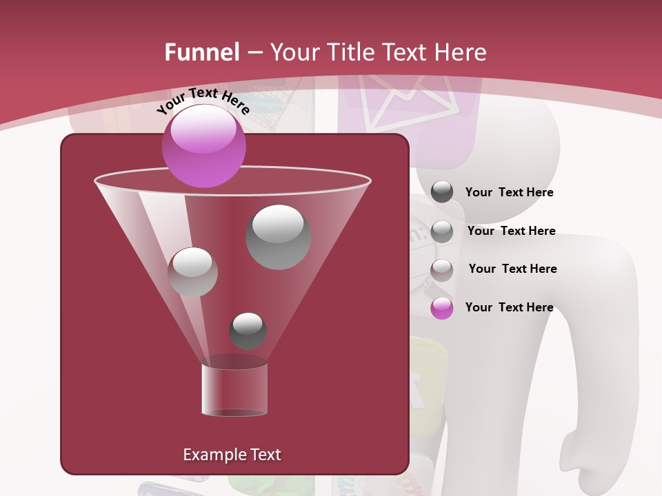 Helping Hand White White Background PowerPoint Template