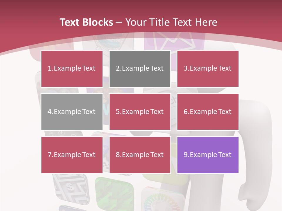 Helping Hand White White Background PowerPoint Template