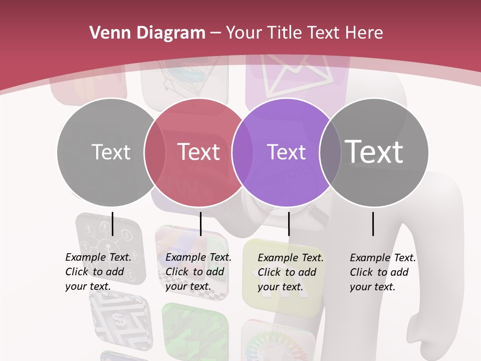 Helping Hand White White Background PowerPoint Template