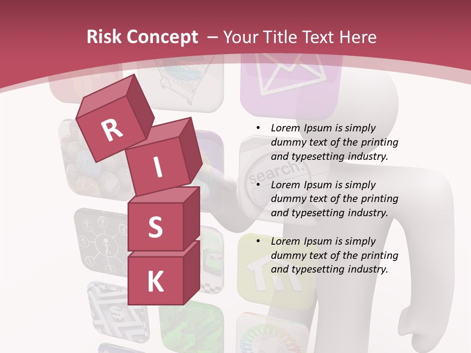 Helping Hand White White Background PowerPoint Template