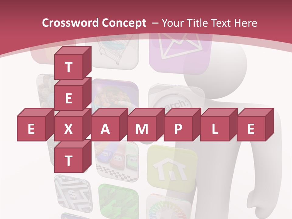 Helping Hand White White Background PowerPoint Template