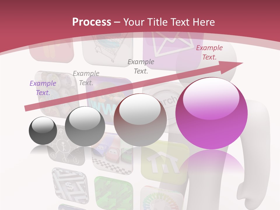 Helping Hand White White Background PowerPoint Template