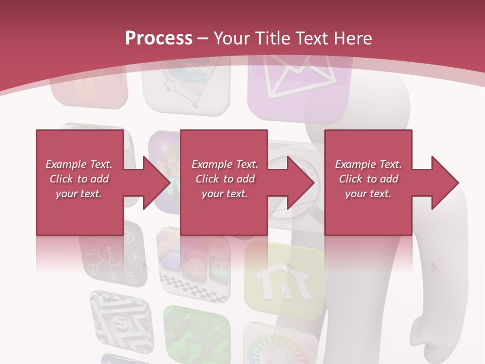 Helping Hand White White Background PowerPoint Template