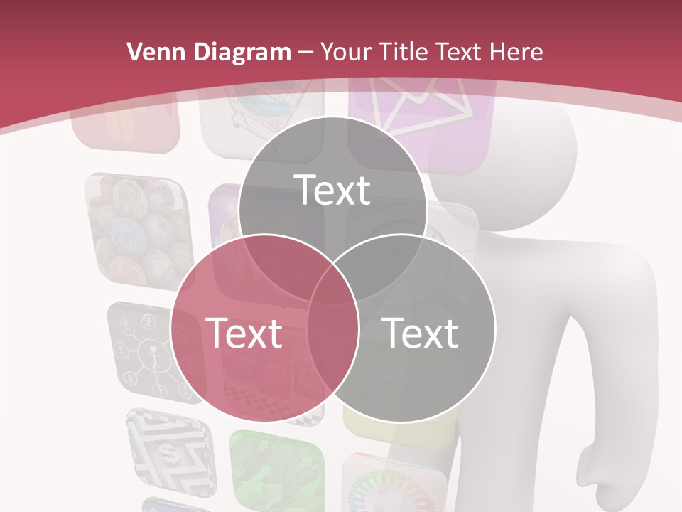 Helping Hand White White Background PowerPoint Template