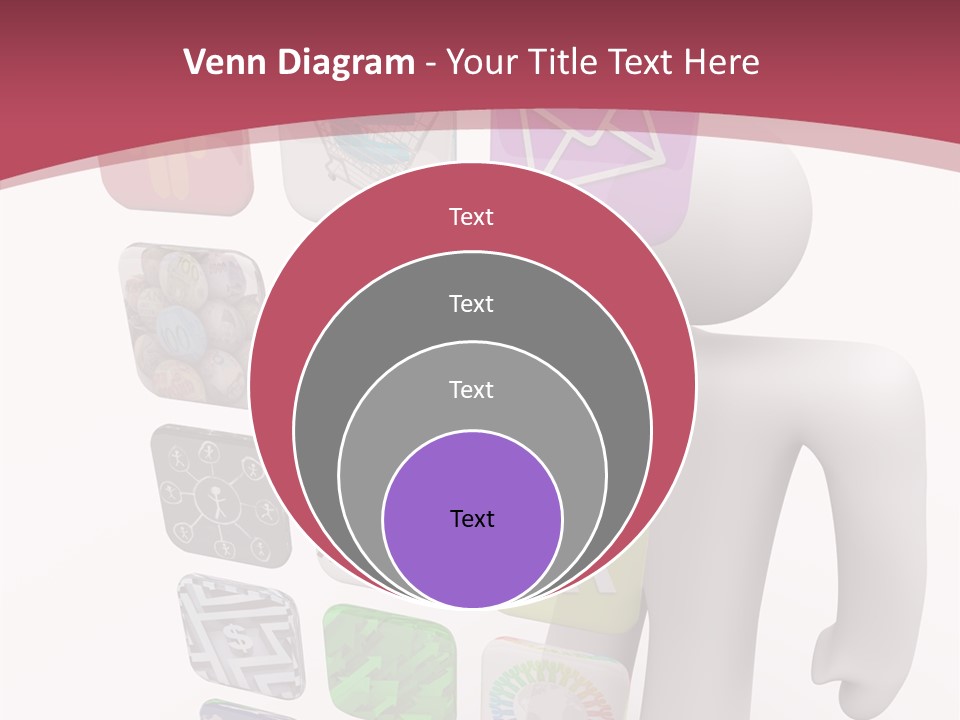 Helping Hand White White Background PowerPoint Template
