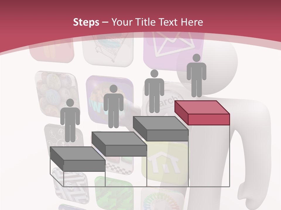 Helping Hand White White Background PowerPoint Template