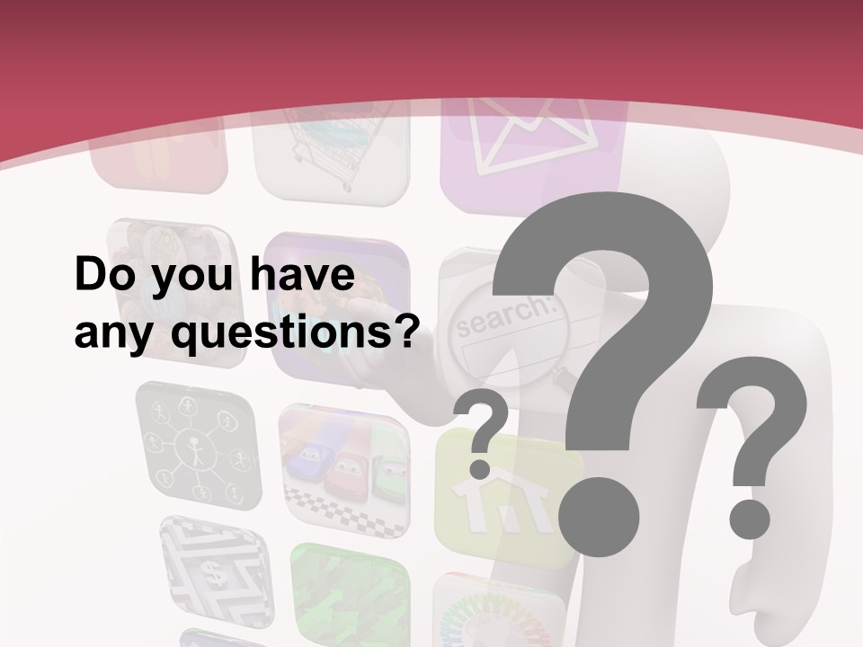 Helping Hand White White Background PowerPoint Template