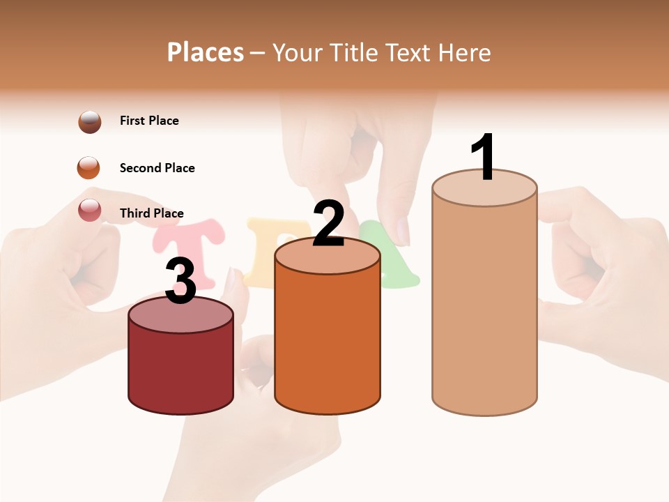 Caregiver Grandmother Holding Hands PowerPoint Template