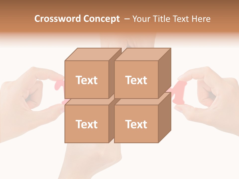 Caregiver Grandmother Holding Hands PowerPoint Template