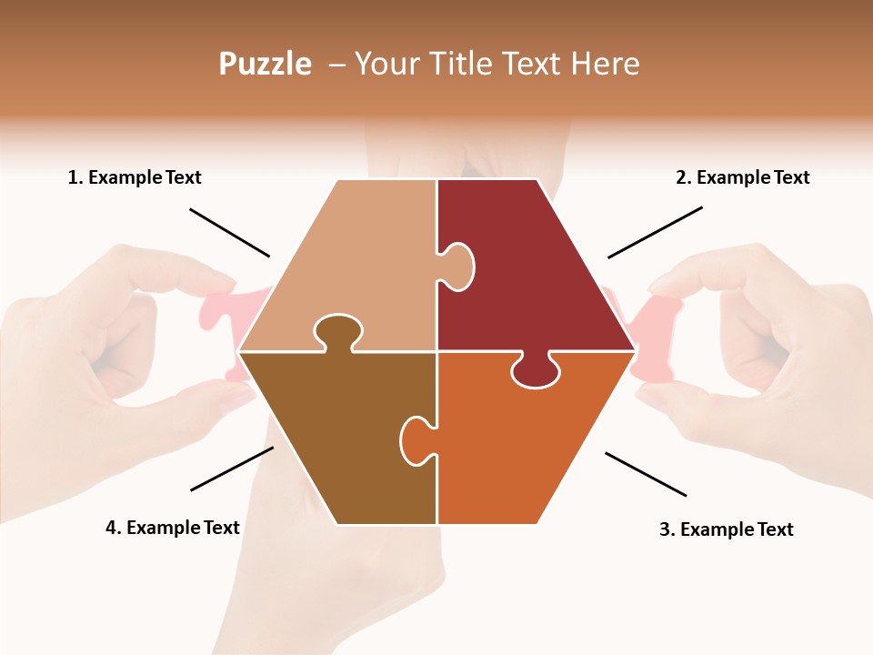 Caregiver Grandmother Holding Hands PowerPoint Template