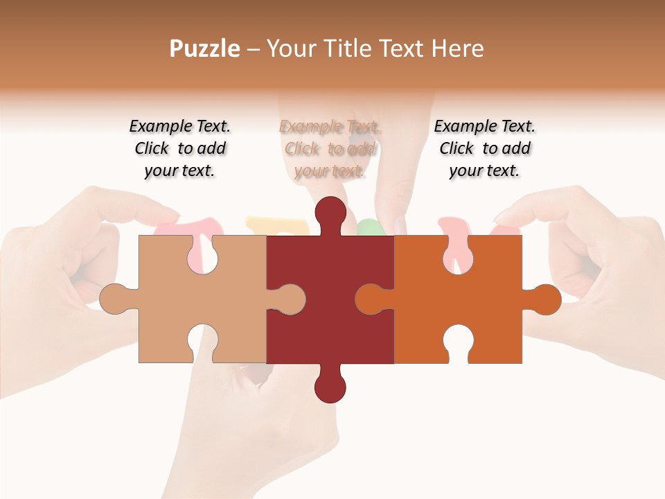 Caregiver Grandmother Holding Hands PowerPoint Template