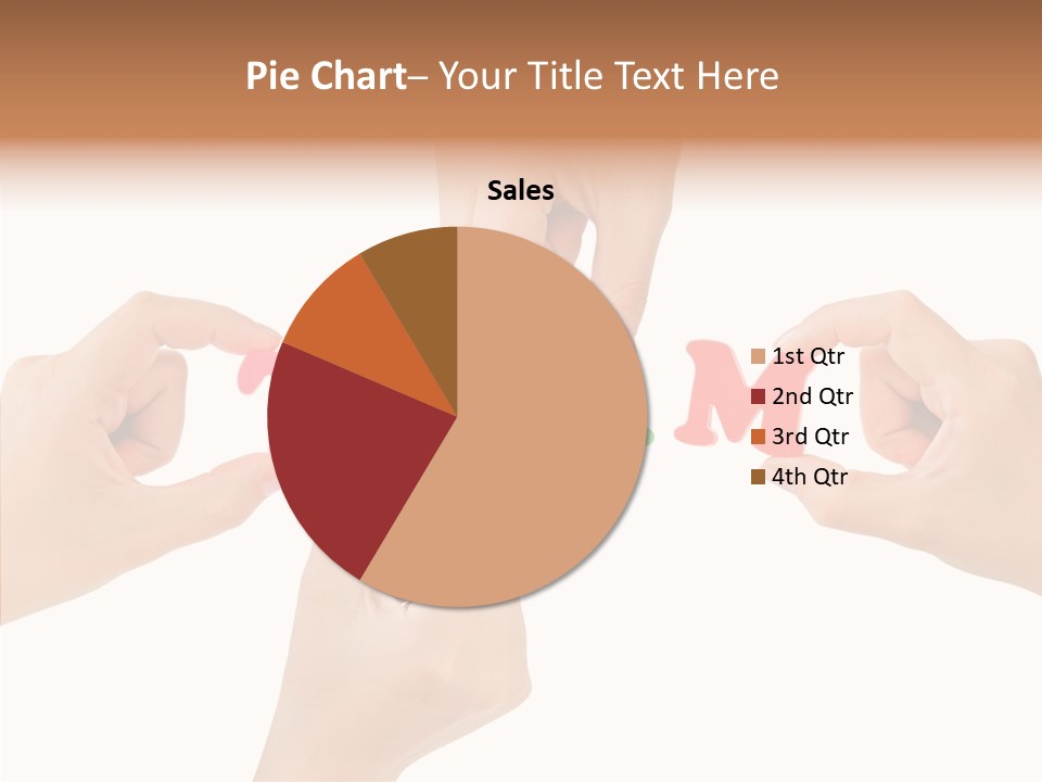 Caregiver Grandmother Holding Hands PowerPoint Template