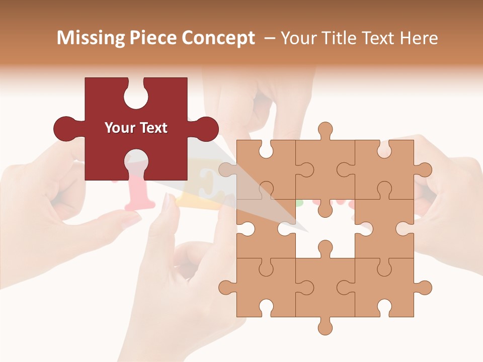 Caregiver Grandmother Holding Hands PowerPoint Template