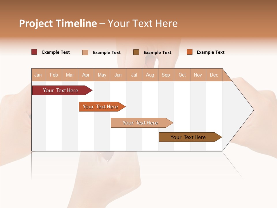 Caregiver Grandmother Holding Hands PowerPoint Template