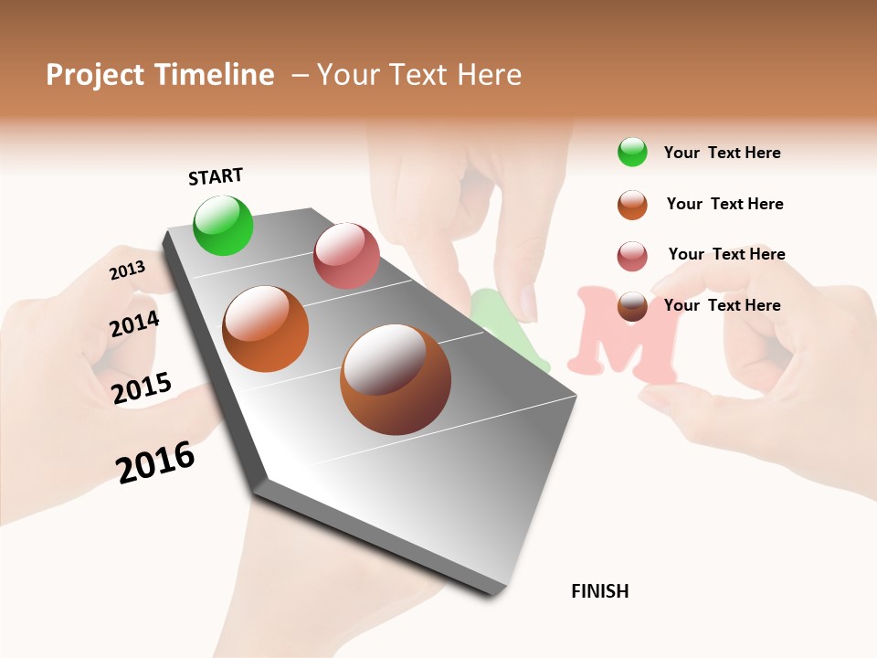 Caregiver Grandmother Holding Hands PowerPoint Template