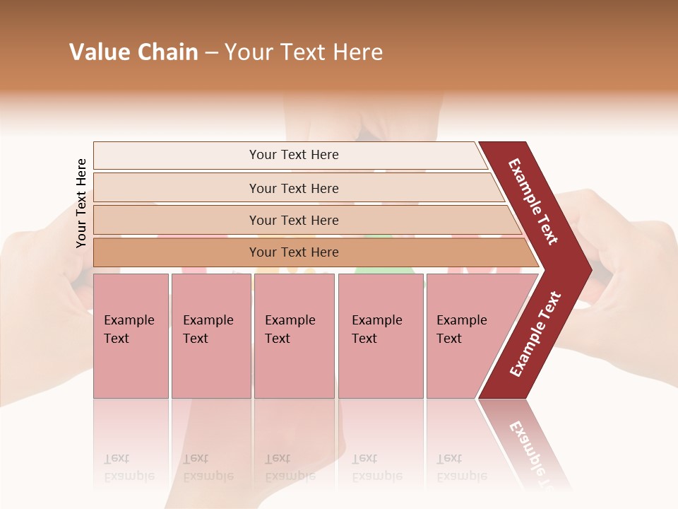 Caregiver Grandmother Holding Hands PowerPoint Template
