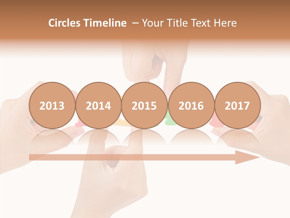 Caregiver Grandmother Holding Hands PowerPoint Template