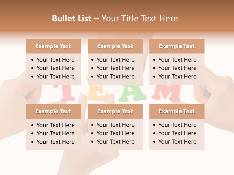 Caregiver Grandmother Holding Hands PowerPoint Template