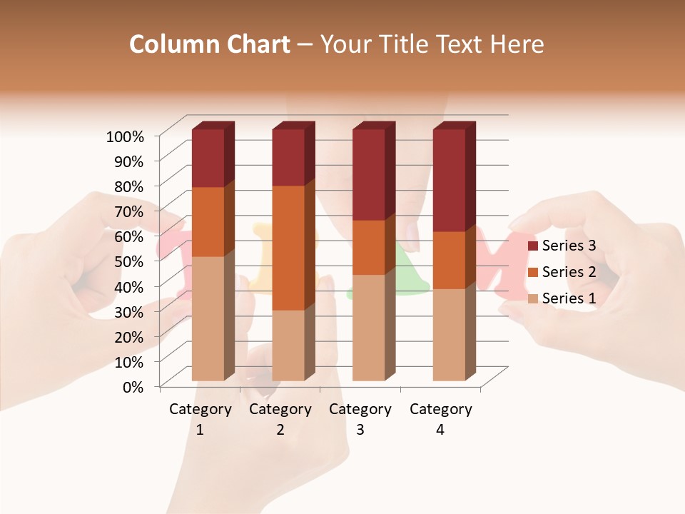 Caregiver Grandmother Holding Hands PowerPoint Template
