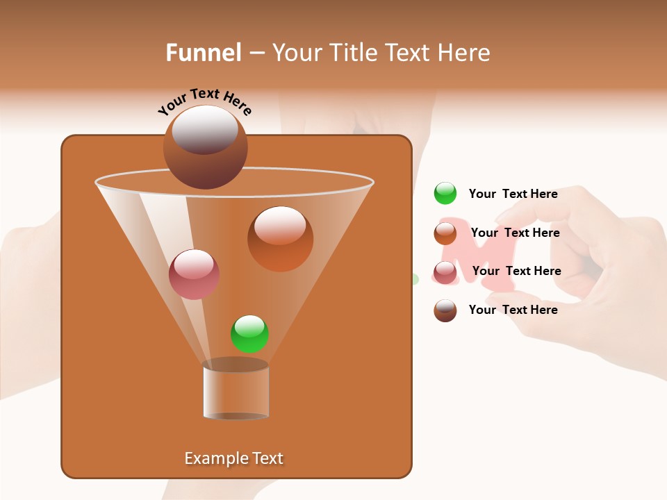 Caregiver Grandmother Holding Hands PowerPoint Template