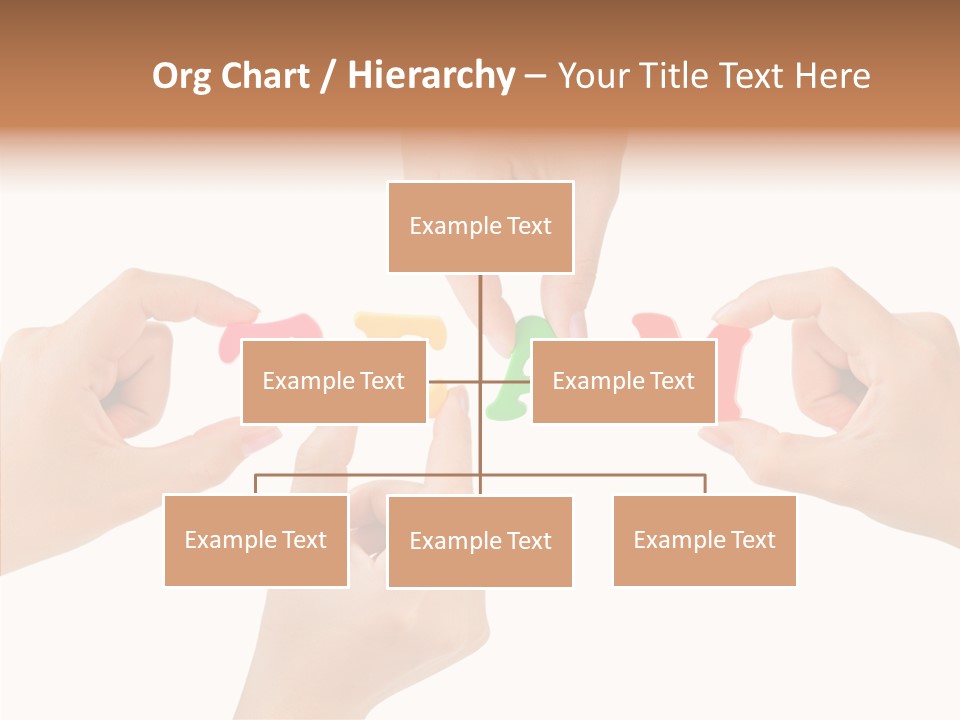 Caregiver Grandmother Holding Hands PowerPoint Template