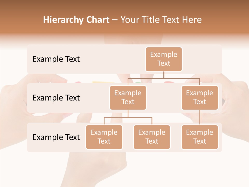 Caregiver Grandmother Holding Hands PowerPoint Template