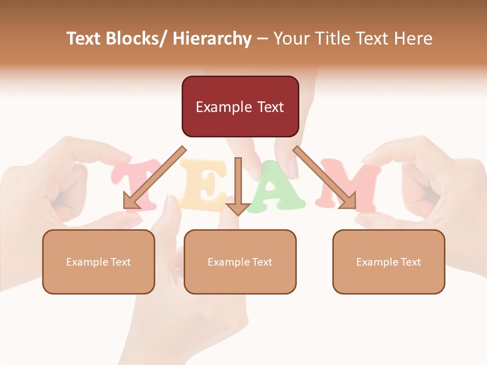 Caregiver Grandmother Holding Hands PowerPoint Template