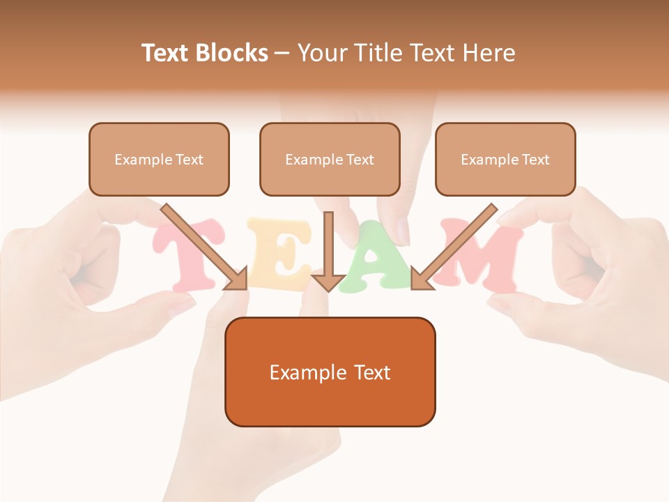 Caregiver Grandmother Holding Hands PowerPoint Template