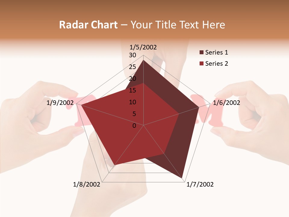 Caregiver Grandmother Holding Hands PowerPoint Template