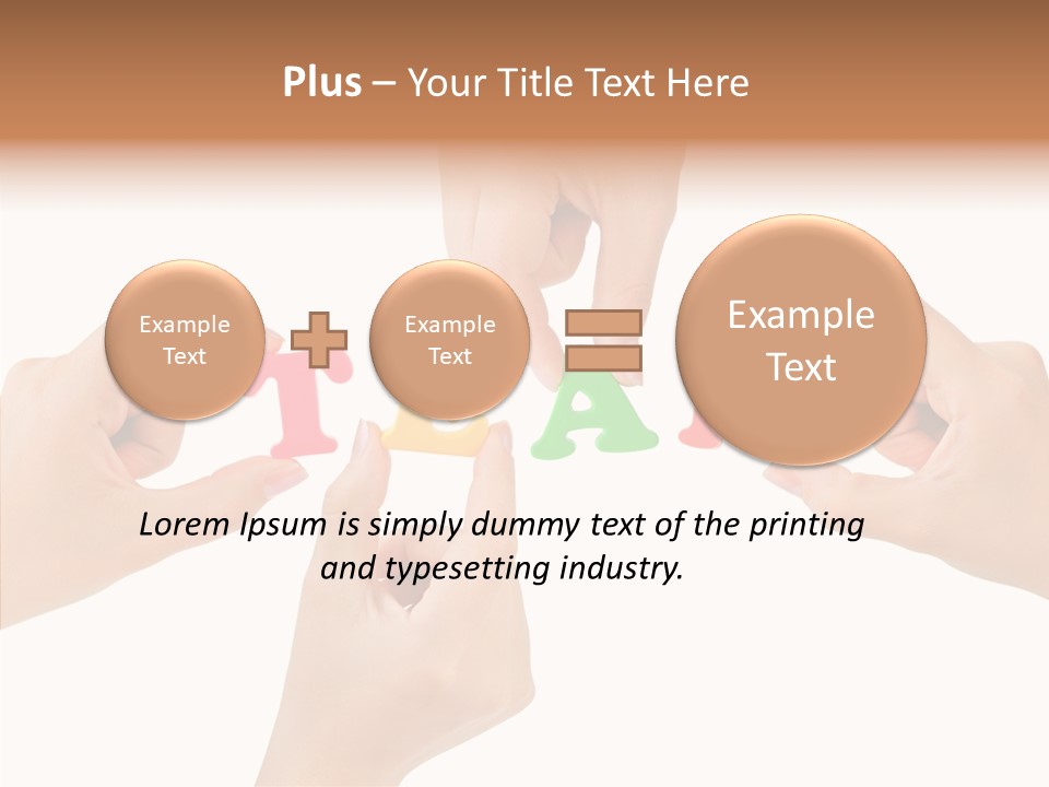 Caregiver Grandmother Holding Hands PowerPoint Template