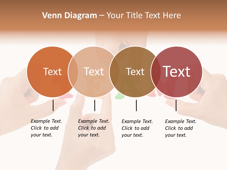 Caregiver Grandmother Holding Hands PowerPoint Template