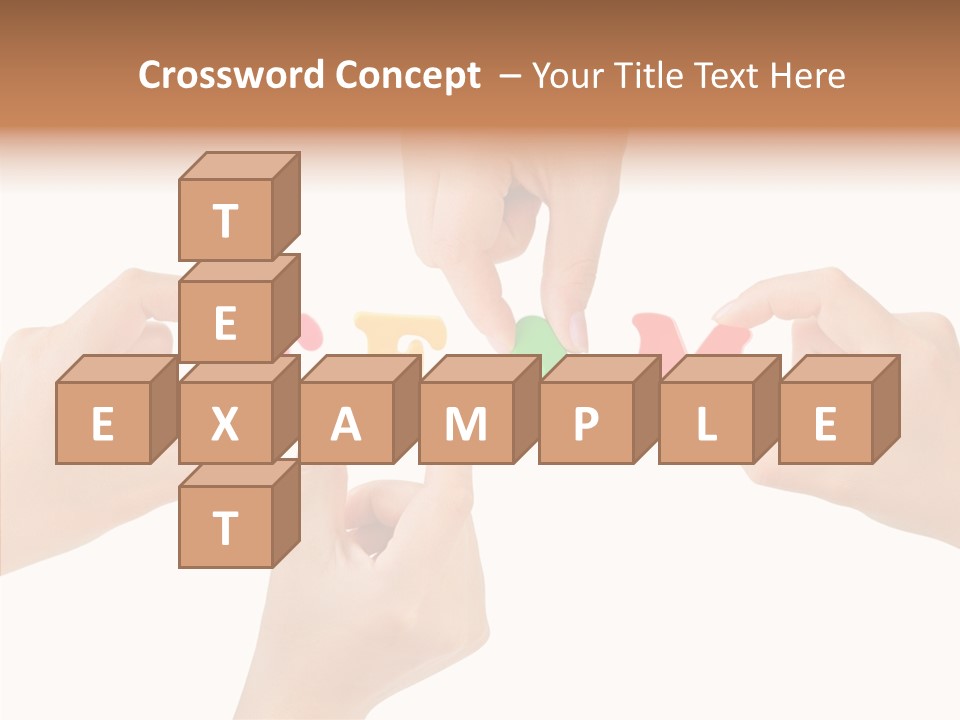 Caregiver Grandmother Holding Hands PowerPoint Template