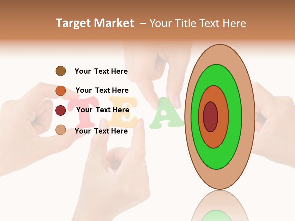 Caregiver Grandmother Holding Hands PowerPoint Template